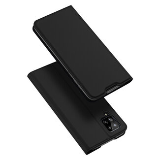 Dux Ducis Samsung Galaxy A12 Hoesje - Dux Ducis Skin Pro Book Case - Zwart