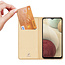 Samsung Galaxy A12 Hoesje - Dux Ducis Skin Pro Book Case - Goud