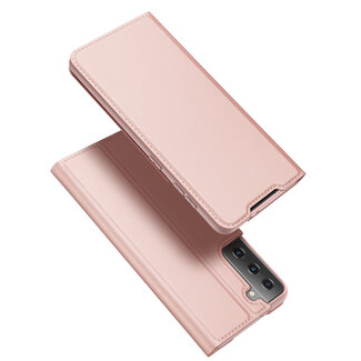 Dux Ducis Samsung Galaxy S21 Plus Hoesje - Dux Ducis Skin Pro Book Case - Rosé-Goud