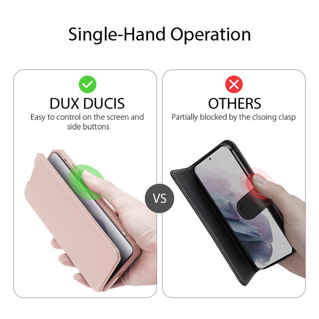 Samsung Galaxy S21+ Hoesje - Dux Ducis Skin X Case - Roze