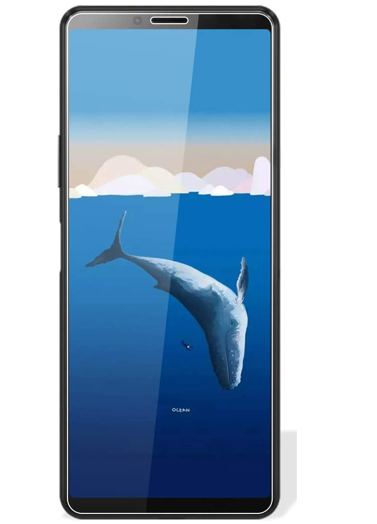Sony Xperia 10 II Screenprotector - Tempered Glass Screenprotector - Case-Friendly afbeelding