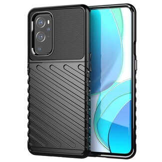 Case2go Case2go - Hoesje geschikt voor OnePlus 9 Pro - Schokbestendige Soft TPU Back Cover - Zwart