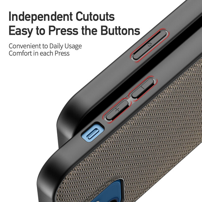 Dux Ducis - iPhone 12 Mini hoesje - Fino Series - Back Cover - Groen