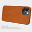 Apple iPhone 12 Pro Max Hoesje - Qin Leather Case - Flip Cover - Bruin