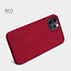 Apple iPhone 12 Pro Max Hoesje - Qin Leather Case - Flip Cover - Rood