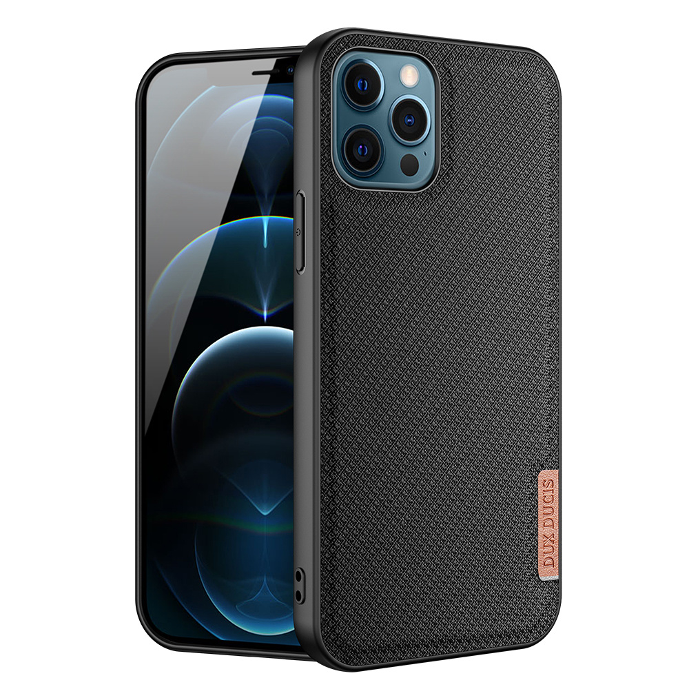 Dux Ducis - Apple iPhone 12 Pro Max hoesje - Fino Series - Back Cover - Zwart afbeelding