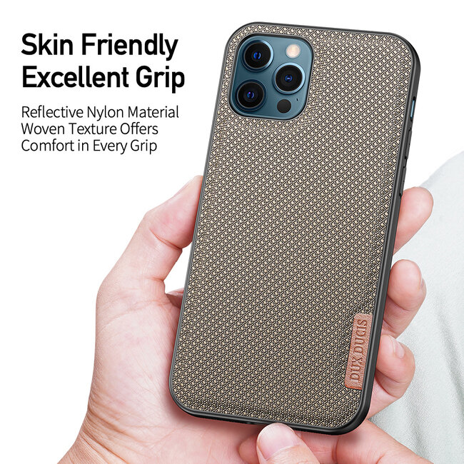 Dux Ducis - Apple iPhone 12 Pro Max hoesje - Fino Series - Back Cover - Groen