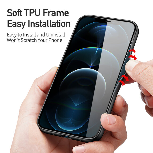 Dux Ducis - Apple iPhone 12 Pro Max hoesje - Fino Series - Back Cover - Groen