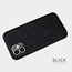 Apple iPhone 12 Mini Hoesje - Qin Leather Case - Flip Cover - Zwart
