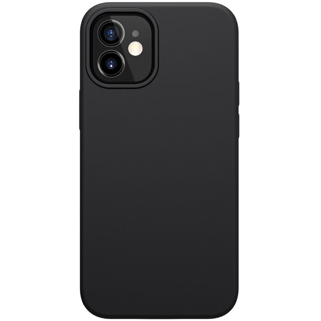 Nillkin - iPhone 12 Mini Hoesje - Flex Pure Pro Serie - Back Cover - Zwart