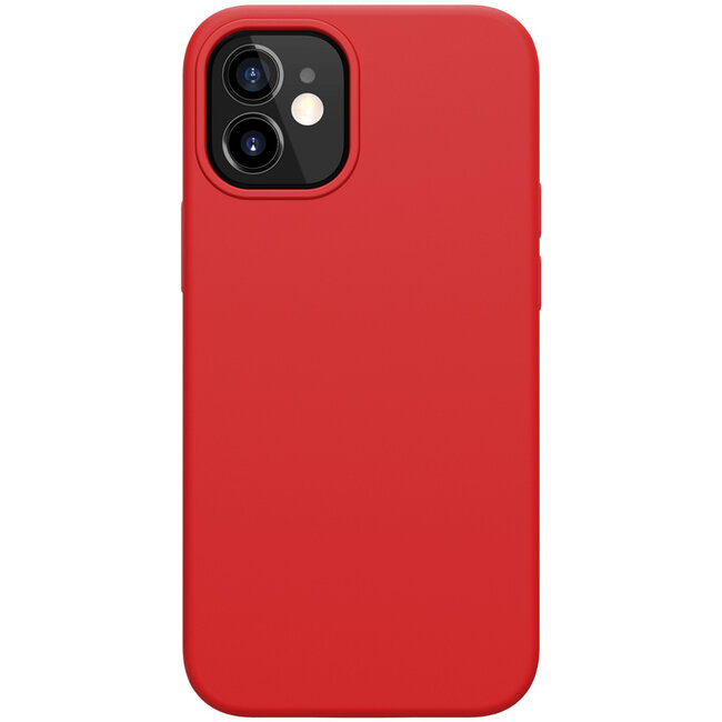 Nillkin - iPhone 12 Mini Hoesje - Flex Pure Pro Serie - Back Cover - Rood