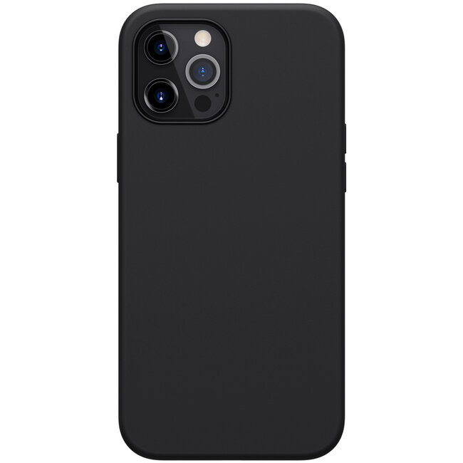 Nillkin - iPhone 12 Pro Max Hoesje - Flex Pure Pro Serie - Back Cover - Zwart