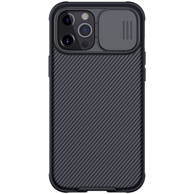 Nillkin - iPhone 12 Pro Max Hoesje - CamShield Serie - Back Cover - Zwart