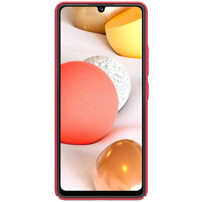 Nillkin - Samsung Galaxy A42 5G Hoesje - Super Frosted Shield - Back Cover - Rood