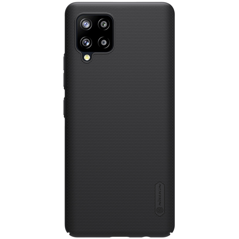 Nillkin - Samsung Galaxy A42 5G Hoesje - Super Frosted Shield - Back Cover - Zwart afbeelding