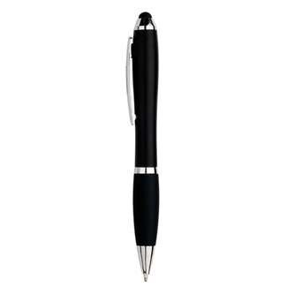 Case2go 1 Stuks - Touch Pen - 2 in 1 Stylus Pen voor smartphone en tablet - Zwart