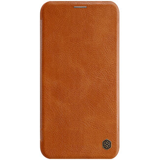 Nillkin Apple iPhone 11 Pro Hoesje - Qin Leather Case - Flip Cover - Bruin