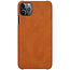 Apple iPhone 11 Pro Hoesje - Qin Leather Case - Flip Cover - Bruin