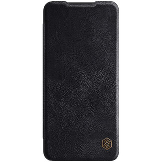 Nillkin Samsung Galaxy A12 Hoesje - Qin Leather Case - Flip Cover - Zwart