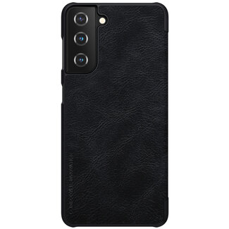 Nillkin Samsung Galaxy S21 Plus Hoesje - Qin Leather Case - Flip Cover - Zwart