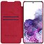 Samsung Galaxy S21 Plus Hoesje - Qin Leather Case - Flip Cover - Rood