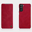 Samsung Galaxy S21 Plus Hoesje - Qin Leather Case - Flip Cover - Rood