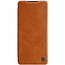 Samsung Galaxy S21 Plus Hoesje - Qin Leather Case - Flip Cover - Bruin