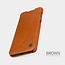 Samsung Galaxy S21 Plus Hoesje - Qin Leather Case - Flip Cover - Bruin