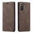 CaseMe - Samsung Galaxy S21 Plus Hoesje - Wallet Book Case - Magneetsluiting - Donker Bruin