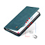 CaseMe - Samsung Galaxy S21 hoesje - Wallet Book Case - Magneetsluiting - Blauw