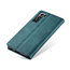 CaseMe - Samsung Galaxy S21 hoesje - Wallet Book Case - Magneetsluiting - Blauw