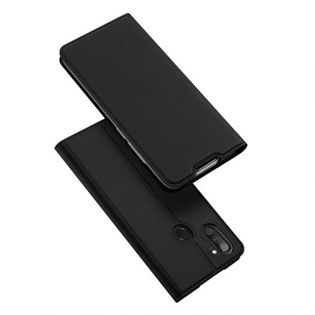 Samsung Galaxy M11 Hoesje - Dux Ducis Skin Pro Book Case - Zwart