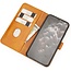 Samsung Galaxy M11 Hoesje - Wallet Book Case - Magnetische sluiting - Ruimte voor 3 (bank)pasjes - Licht Bruin