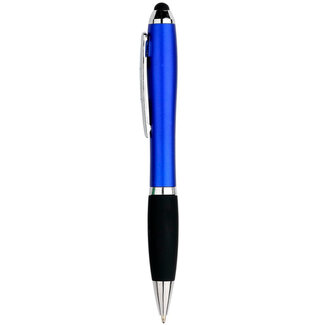 Case2go 1 Stuks - Touch Pen - 2 in 1 Stylus Pen voor smartphone en tablet - Blauw