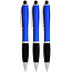 3 Stuks - Touch Pen - 2 in 1 Stylus Pen voor smartphone en tablet - Blauw