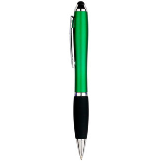Case2go 1 Stuks - Touch Pen - 2 in 1 Stylus Pen voor smartphone en tablet - Groen