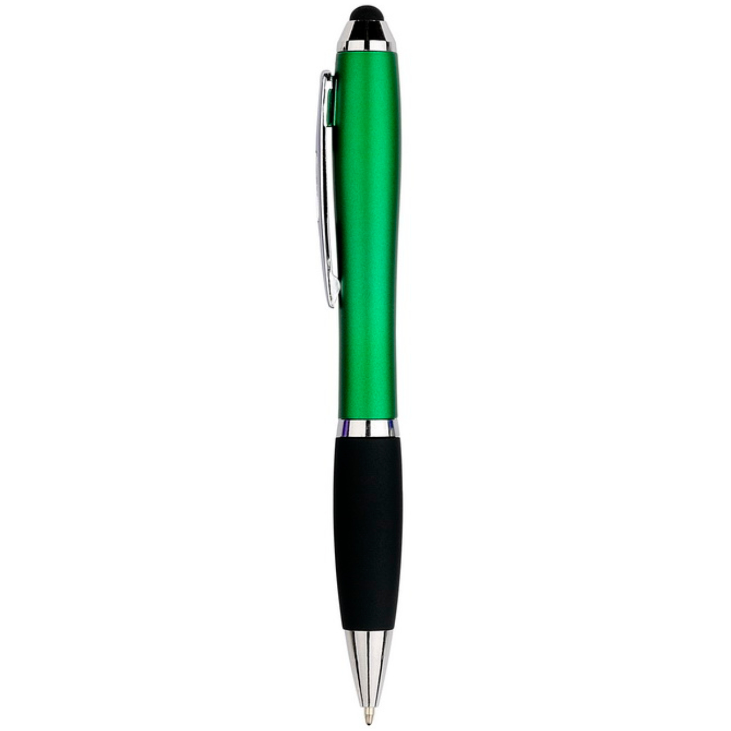 1 Stuks - Touch Pen - 2 in 1 Stylus Pen voor smartphone en tablet - Groen afbeelding