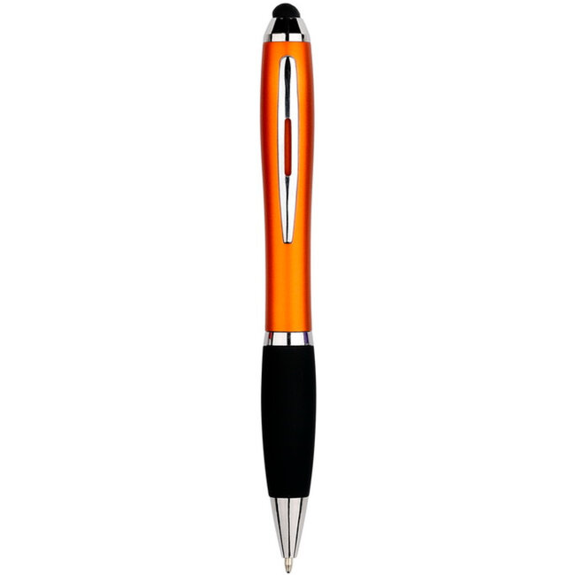 1 Stuks - Touch Pen - 2 in 1 Stylus Pen voor smartphone en tablet - Oranje