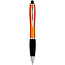 Case2go 1 Stuks - Touch Pen - 2 in 1 Stylus Pen voor smartphone en tablet - Oranje