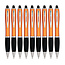 9 Stuks - Touch Pen - 2 in 1 Stylus Pen voor smartphone en tablet - Oranje