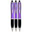 3 Stuks - Touch Pen - 2 in 1 Stylus Pen voor smartphone en tablet - Paars