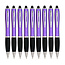 9 Stuks - Touch Pen - 2 in 1 Stylus Pen voor smartphone en tablet - Paars