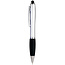 1 Stuks - Touch Pen - 2 in 1 Stylus Pen voor smartphone en tablet - Zilver