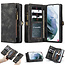 CaseMe - Samsung Galaxy S21 Ultra Hoesje - 2 in 1 Back Cover - Zwart