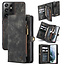 CaseMe - Samsung Galaxy S21 Ultra Hoesje - 2 in 1 Back Cover - Zwart