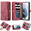 CaseMe - Samsung Galaxy S21 Ultra Hoesje - 2 in 1 Back Cover - Rood