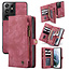 CaseMe - Samsung Galaxy S21 Ultra Hoesje - 2 in 1 Back Cover - Rood