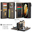 CaseMe - Samsung Galaxy S21 Hoesje - Back Cover en Wallet Book Case - Multifunctioneel - Bruin