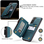 CaseMe - Samsung Galaxy S21 Hoesje - Back Cover - met RFID Pasjeshouder - Blauw