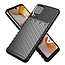 Samsung Galaxy A12 Hoesje - Schokbestendige TPU back cover - Zwart